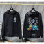 Chrome Hearts Multi-Color Cluster Cross Hoodie (Black)