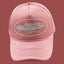 Cortiez Bold White Oval Ship Logo Trucker Hat - Pink
