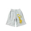 Corteiz Signature Script Logo Heavyweight Shorts grey/yellow