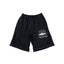 Corteiz Alcatraz Island Front Oval Logo Heavyweight Shorts black