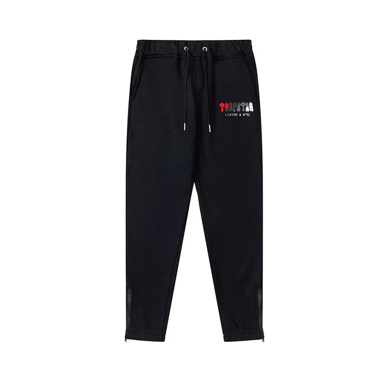 Trapstar niche trendy brand sweatshirt trousers sports leisure suit men and women couple autumn and winter plus velvet letter embroidery (17)