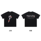 Trapstar short-sleeved T-shirt summer 2025 new letter print men and women casual loose round neck European and American trendy ins (19)