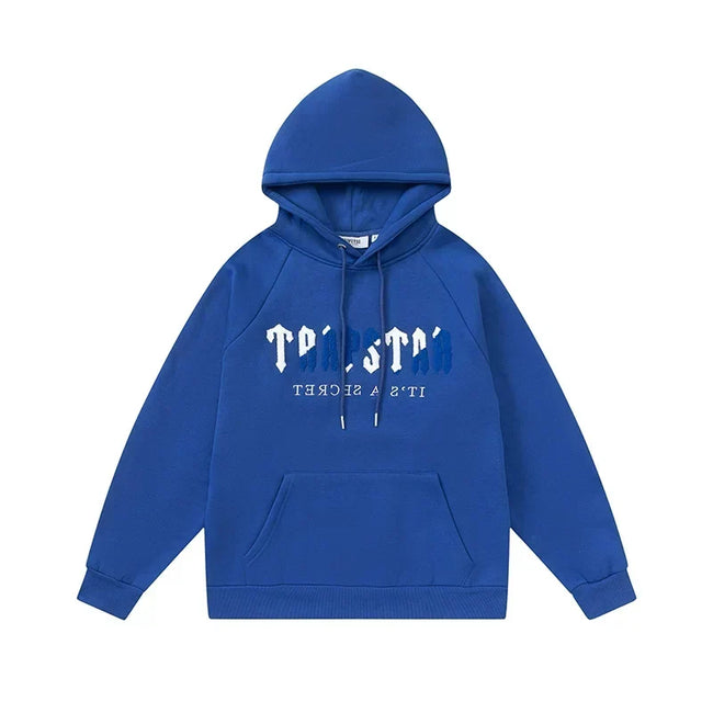 Trapstar niche trendy brand sweatshirt trousers sports leisure suit men and women couple autumn and winter plus velvet letter embroidery (42) Hover Image