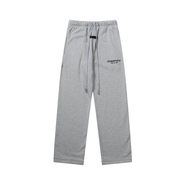 FEAR OF GOD FOG Double Line ESSENTIALS Season 8 High Street Loose Casual Wide Leg Straight Pants (3) Hover Image