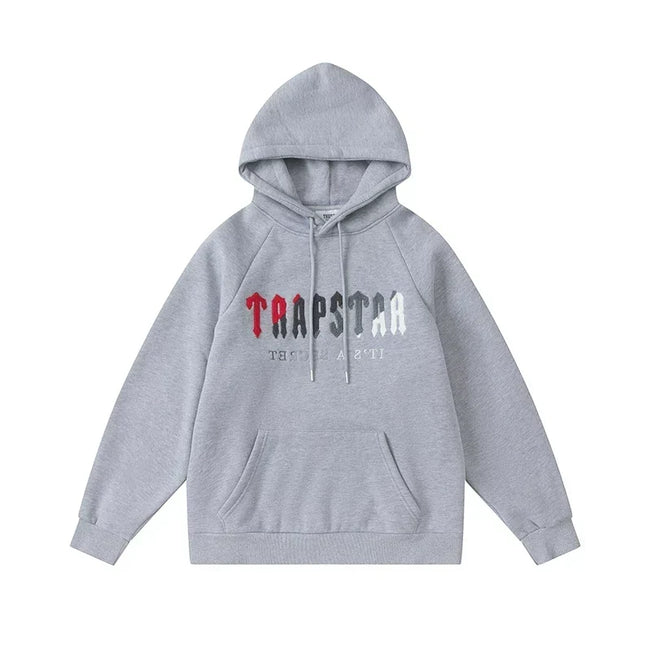 Trapstar niche trendy brand sweatshirt trousers sports leisure suit men and women couple autumn and winter plus velvet letter embroidery (20) Hover Image