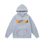 Trapstar autumn and winter casual sports suit hooded sweatshirt pants pullover simple letter drawstring top pants (8)