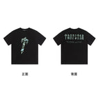 Trapstar short-sleeved T-shirt summer 2025 new letter print men and women casual loose round neck European and American trendy ins (8)