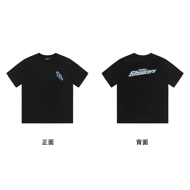 Trapstar short-sleeved T-shirt summer 2025 new letter print men and women casual loose round neck European and American trendy ins (5) Hover Image