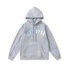 Trapstar autumn and winter casual sports suit hooded sweatshirt pants pullover simple letter drawstring top pants (38)