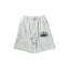 Corteiz 5-Star Alcatraz Island Front Logo Heavyweight Shorts grey
