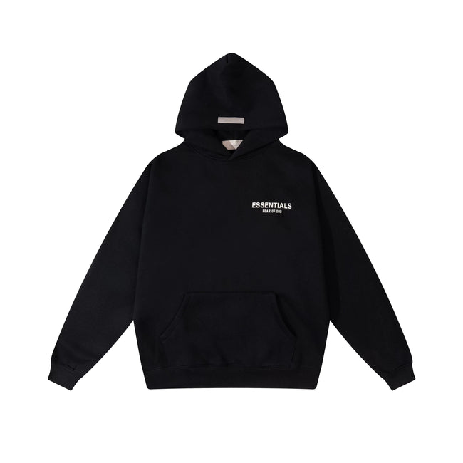 Fog autumn/winter hoodie, sweatpants, long pants with fleece hoodie, versatile letter essentials, loose and trendy ins top (41) Hover Image