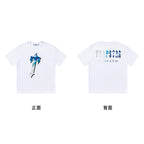 Trapstar short-sleeved T-shirt summer 2025 new letter print men and women casual loose round neck European and American trendy ins (6)