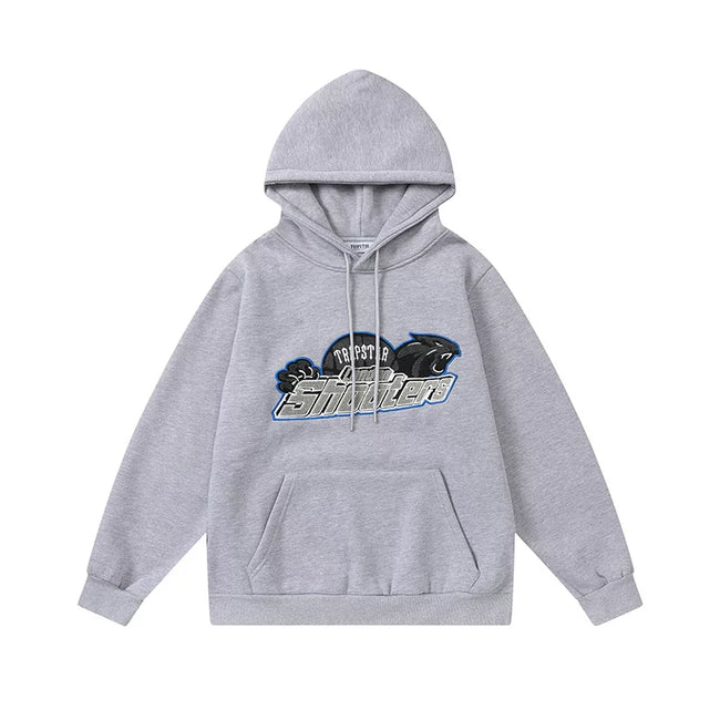 Trapstar niche trendy brand sweatshirt trousers sports leisure suit men and women couple autumn and winter plus velvet letter embroidery (36) Hover Image