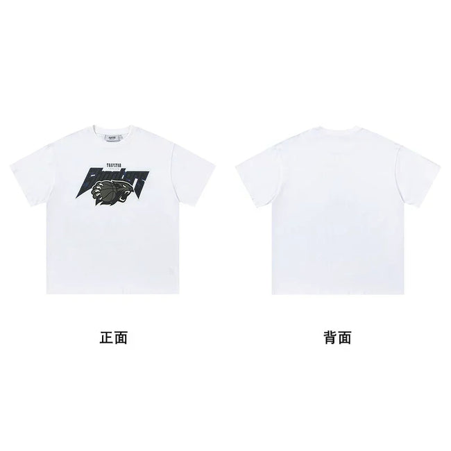 Trapstar Shooters Elephant Black Tee & Panther Strike White Tee Main Image