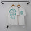 Chrome Hearts Melted Drip Cross Graphic Short Sleeve T-Shirt (White/Green)