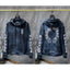 Chrome Hearts Tie-Dye Horseshoe Hoodie (Dark Blue/Black)