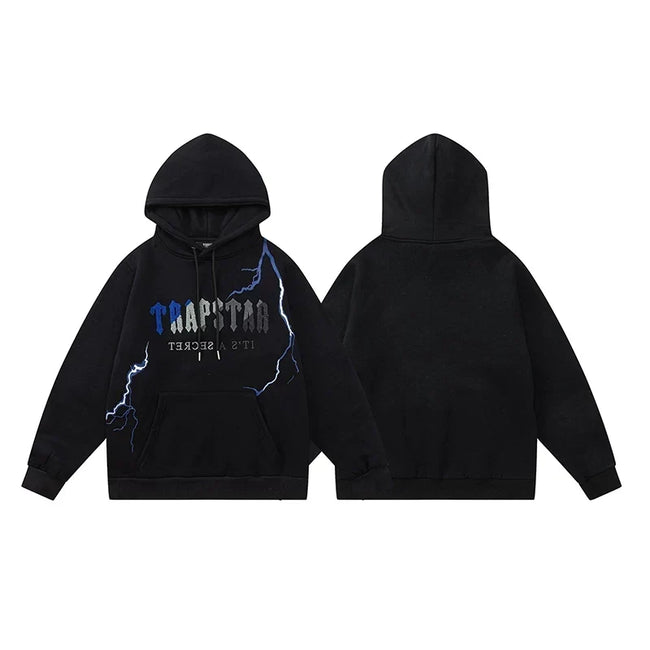 Trapstar niche trendy brand sweatshirt trousers sports leisure suit men and women couple autumn and winter plus velvet letter embroidery (54) Hover Image