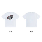 Trapstar short-sleeved T-shirt summer 2025 new letter print men and women casual loose round neck European and American trendy ins (2)