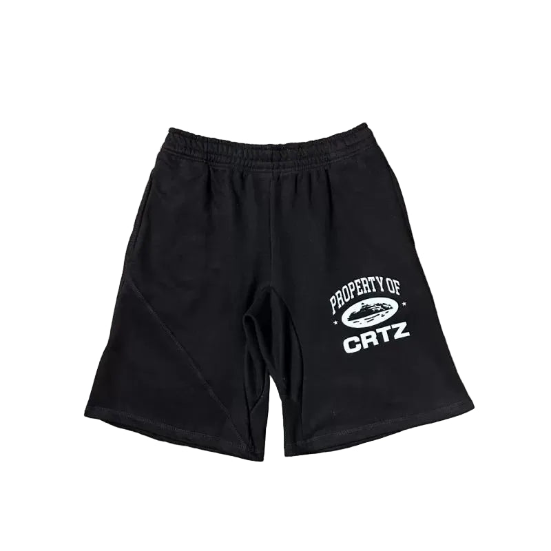 Corteiz "Property of CRTZ" Heavyweight Shorts black