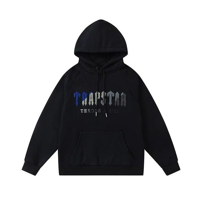 Trapstar niche trendy brand sweatshirt trousers sports leisure suit men and women couple autumn and winter plus velvet letter embroidery (14) Hover Image