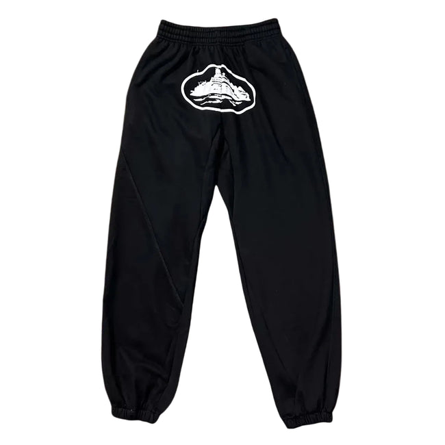 Corteiz Alcatraz Island Heavyweight  Sweatpants black Hover Image
