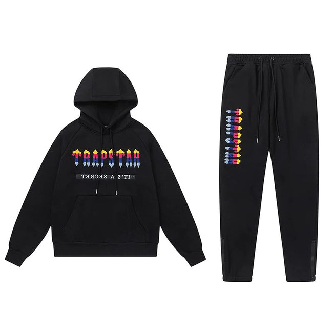 Trapstar It's A Secret Flame Gradient Black Tracksuit Hover Image