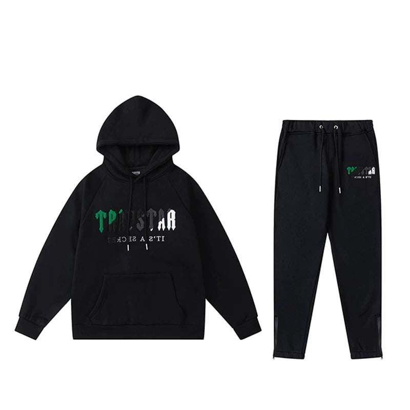 Trapstar It's A Secret Forest Green Black Tracksuit