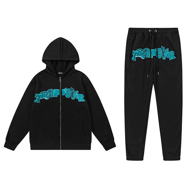 Trapstar Shooters Teal Zip Tracksuit Hover Image