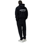 Fear Of God Essentials Classic Jet Black Hoodie (SS25)