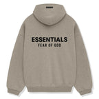 Fear Of God Essentials Fleece Heather Grey Hoodie (FW24)